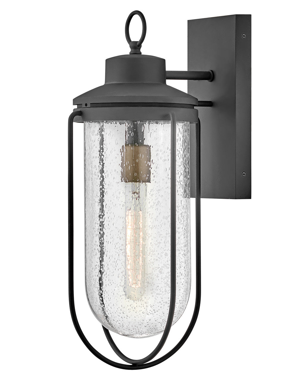 Lark Canada - 82034MB - LED Wall Lantern - Moby - Museum Black