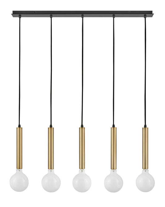 Lark Canada - 83206LCB - LED Linear Chandelier - Bobbie - Lacquered Brass
