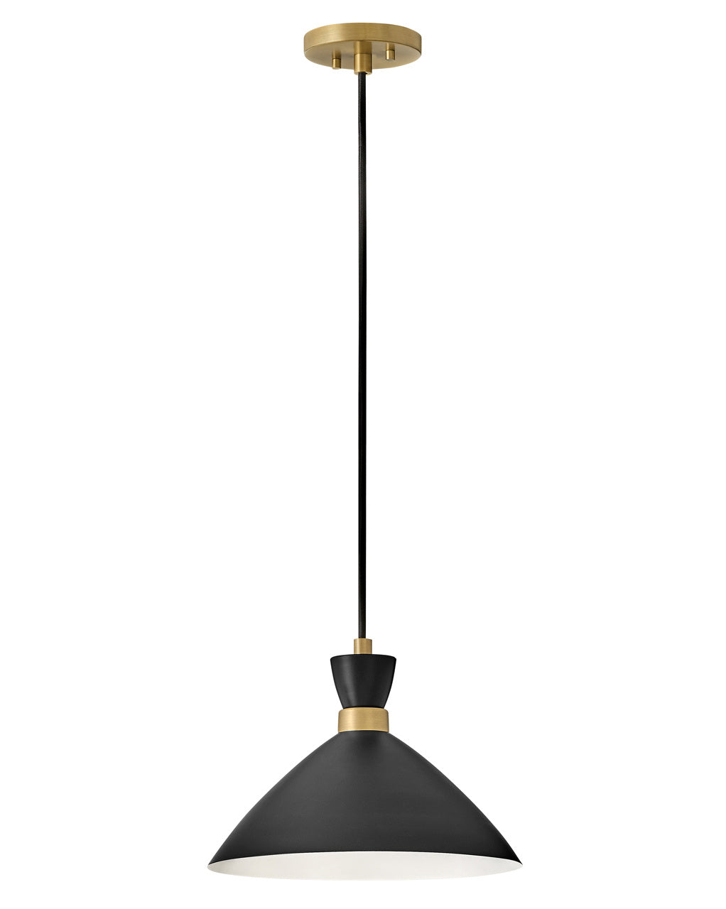 Lark Canada - 83257BK-HB - LED Pendant - Simon - Black
