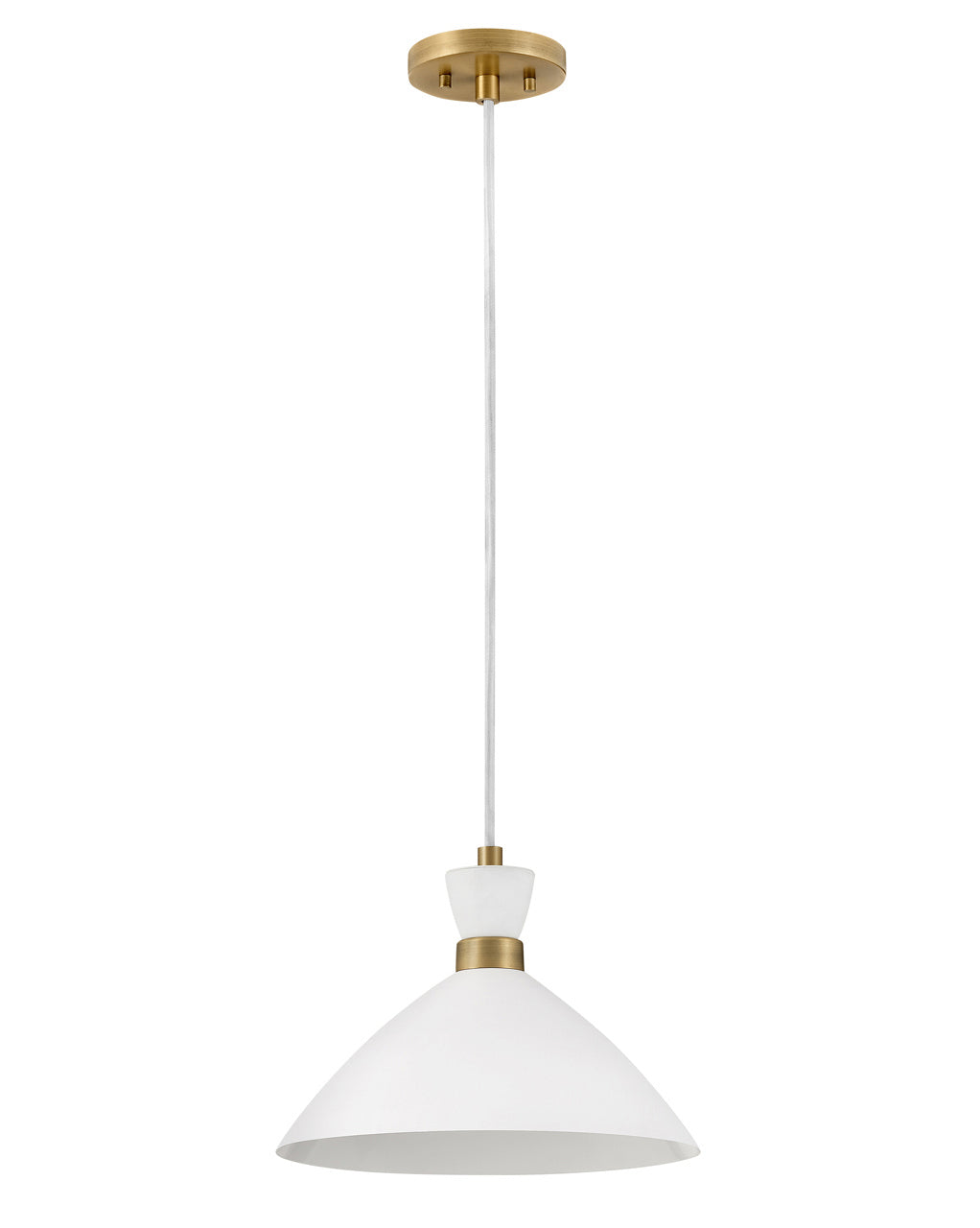 Lark Canada - 83257MW-HB - LED Pendant - Simon - Matte White