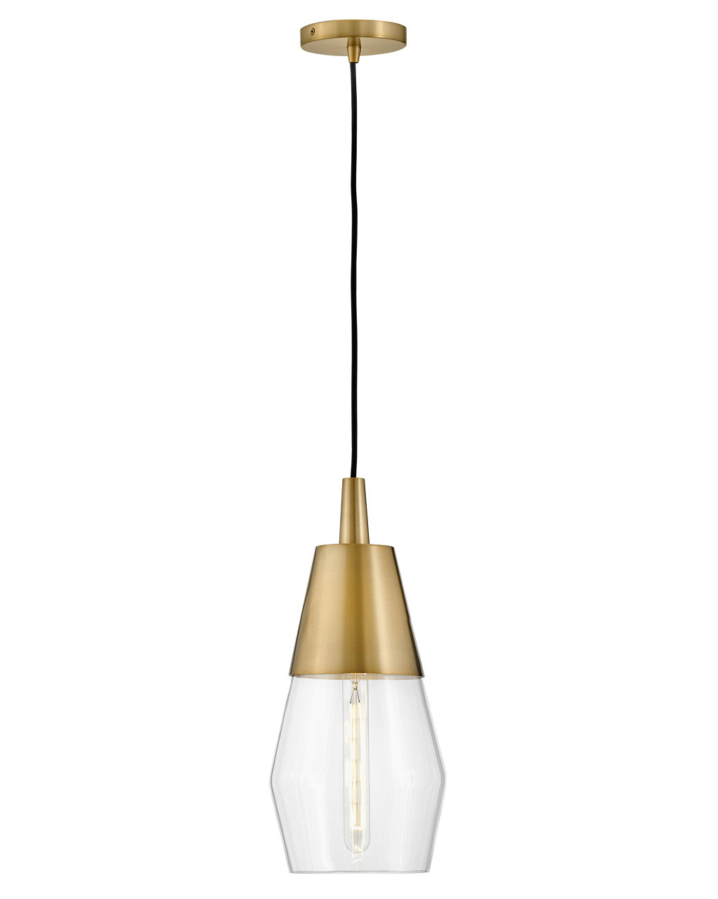 Lark Canada - 83397LCB - LED Pendant - Livie - Lacquered Brass