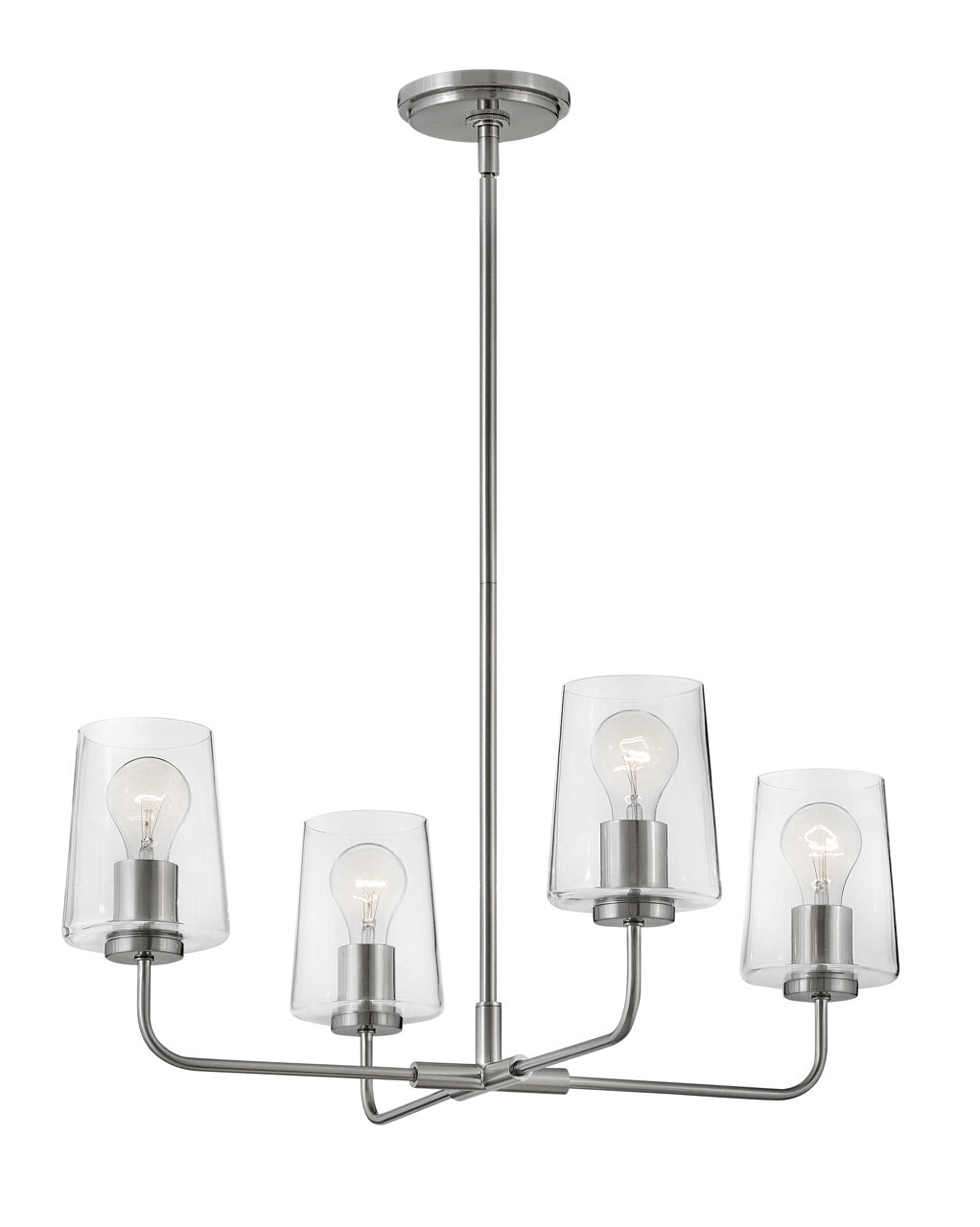 Lark Canada - 83454BN - LED Chandelier - Kline - Brushed Nickel