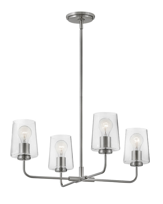 Lark Canada - 83454BN - LED Chandelier - Kline - Brushed Nickel