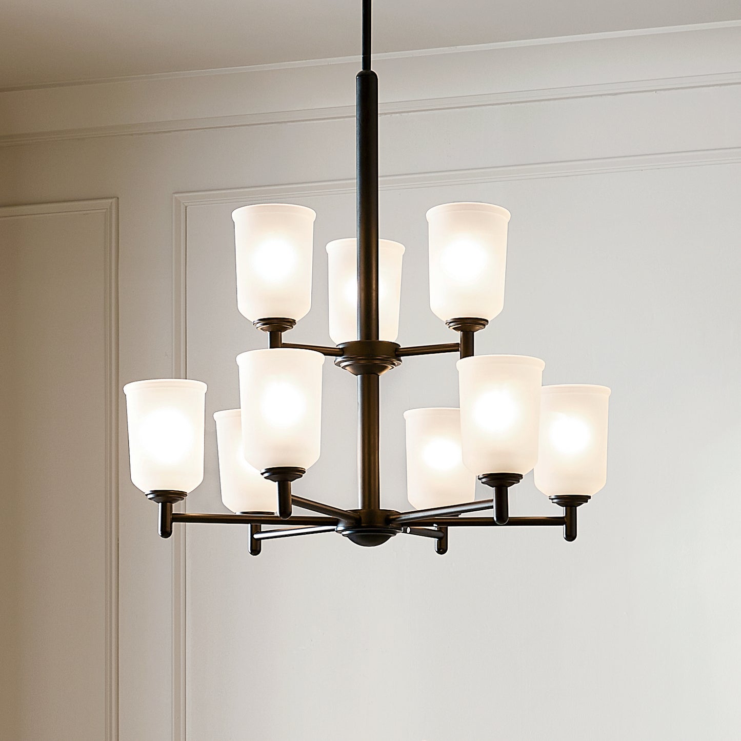 Kichler - 43672BK - Nine Light Chandelier - Shailene - Black