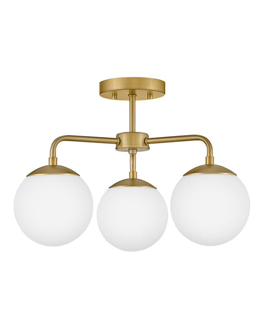 Lark Canada - 84203LCB - LED Semi-Flush Mount - Julep - Lacquered Brass