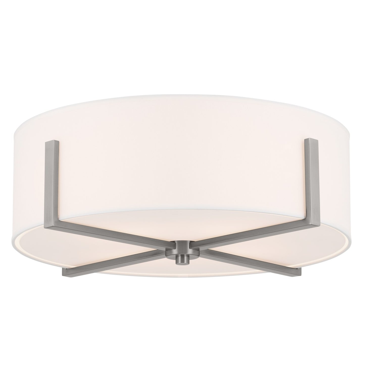 Kichler - 52594CLP - Four Light Flush Mount - Malen - Classic Pewter