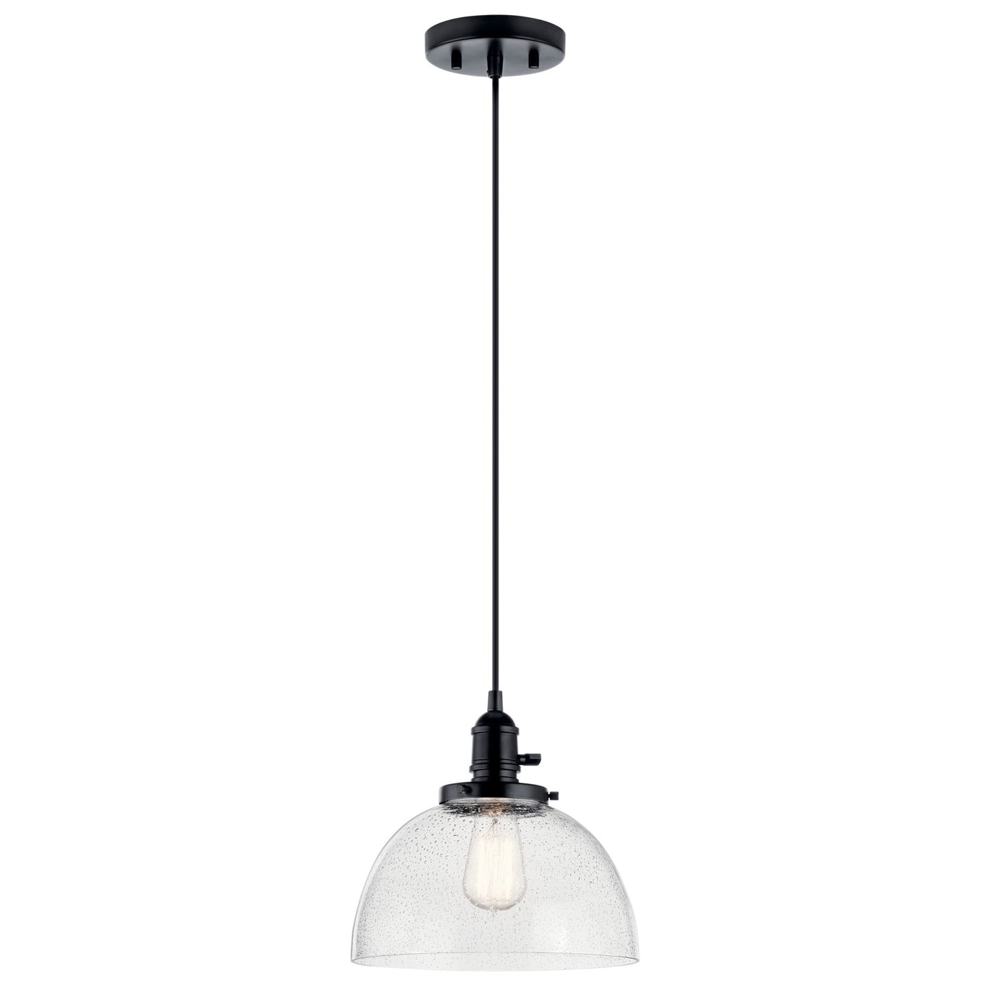 Kichler - 43853BK - One Light Mini Pendant - Avery - Black