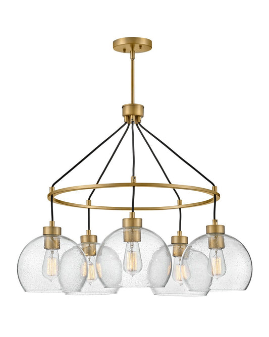 Lark Canada - 83014LCB - LED Chandelier - Rumi - Lacquered Brass