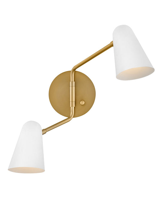 Lark Canada - 83542LCB-MW - LED Wall Sconce - Birdie - Lacquered Brass