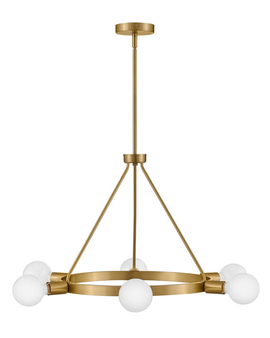 Lark Canada - 83616LCB - LED Chandelier - Orla - Lacquered Brass
