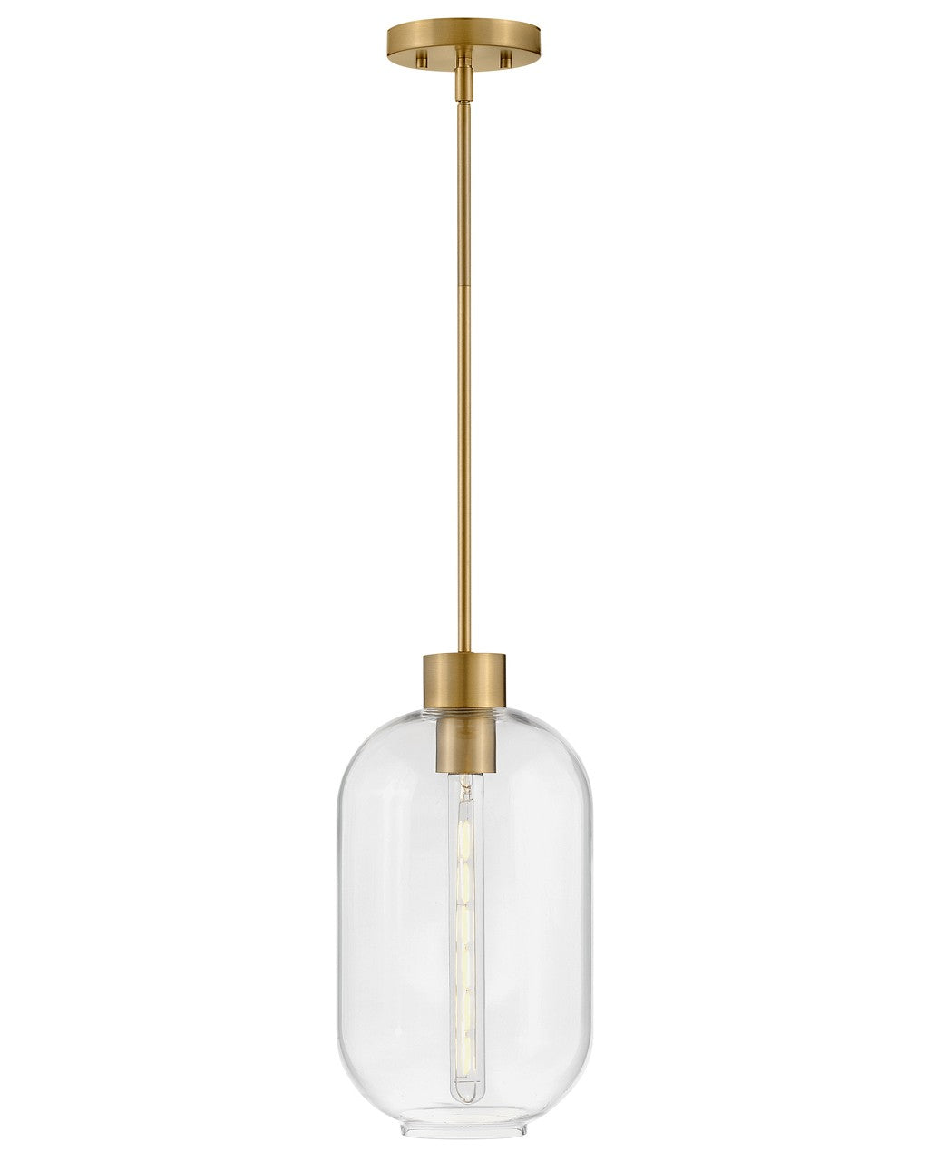 Lark Canada - 83657LCB - LED Pendant - Greer - Lacquered Brass