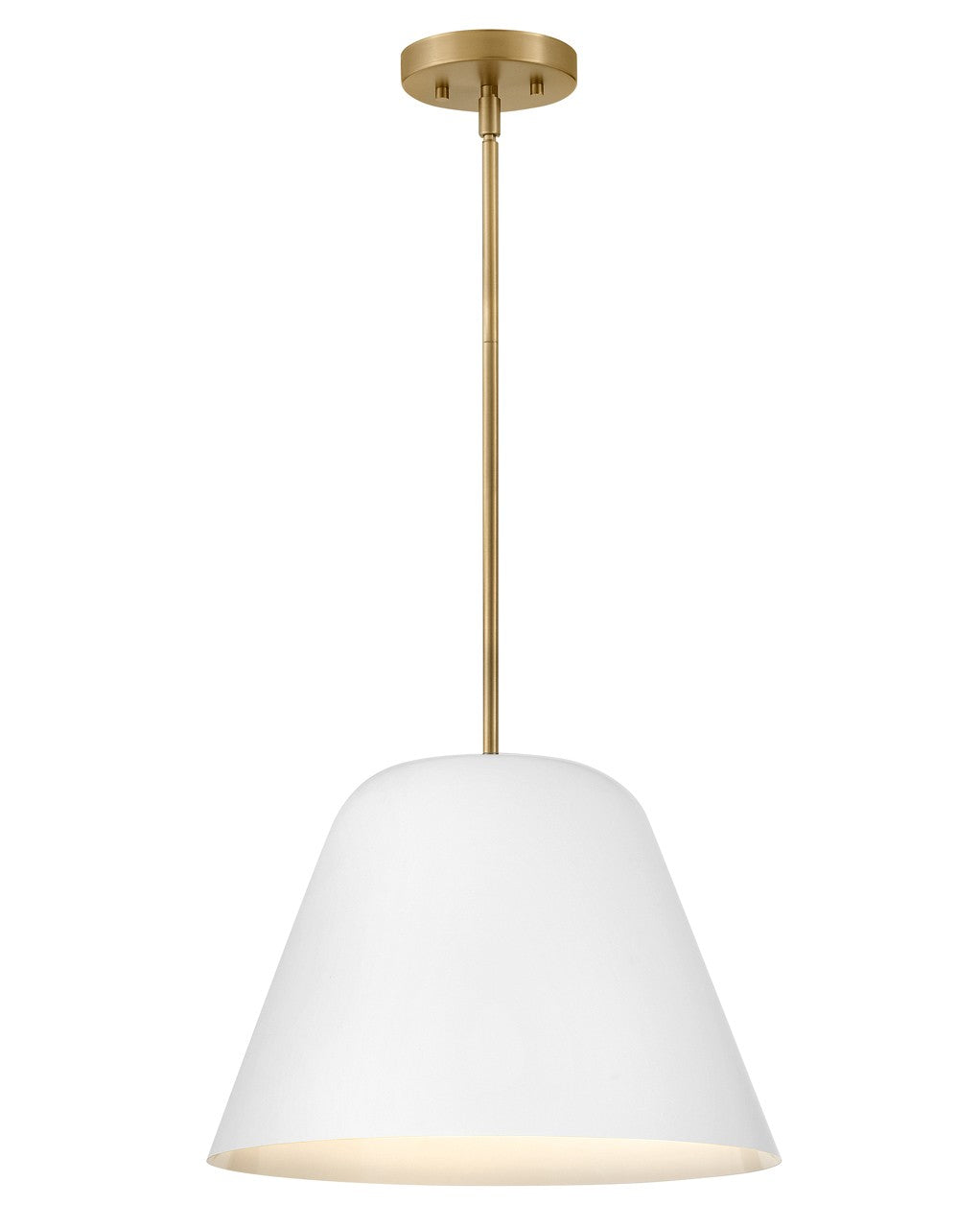 Lark Canada - 83707LCB-MW - LED Pendant - Madi - Lacquered Brass
