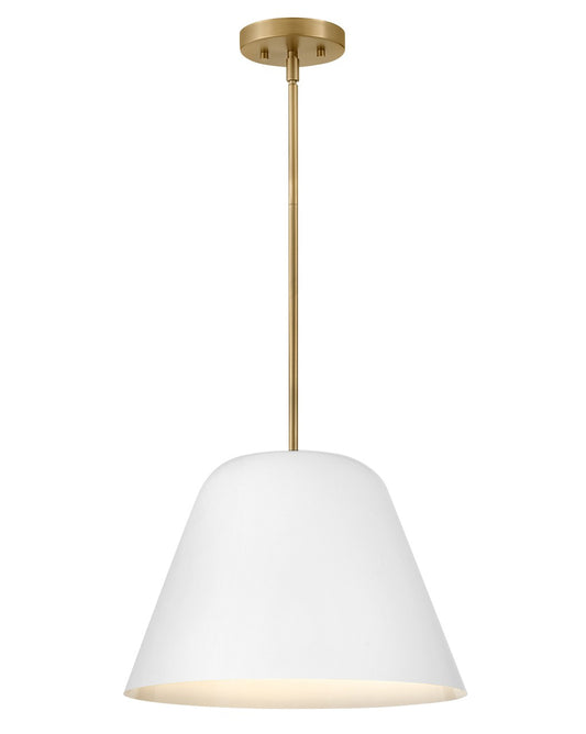 Lark Canada - 83707LCB-MW - LED Pendant - Madi - Lacquered Brass