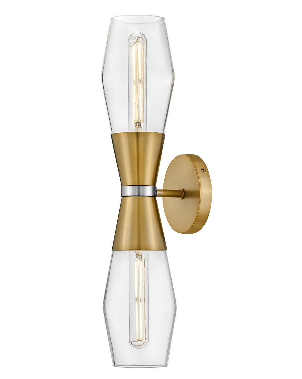 Lark Canada - 83902LCB - LED Wall Sconce - Livie - Lacquered Brass