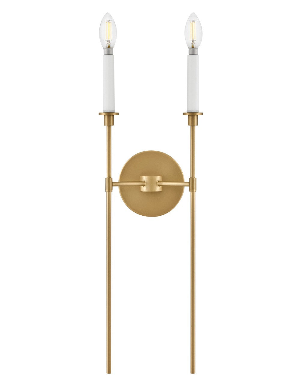 Lark Canada - 83072LCB - LED Wall Sconce - Hux - Lacquered Brass