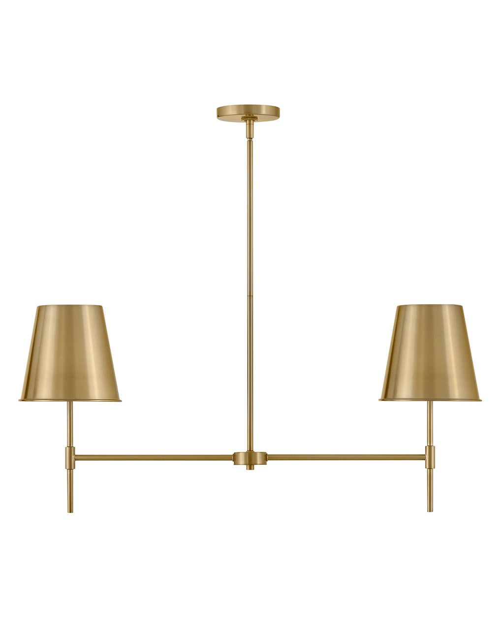 Lark Canada - 83445LCB - LED Linear Chandelier - Blake - Lacquered Brass