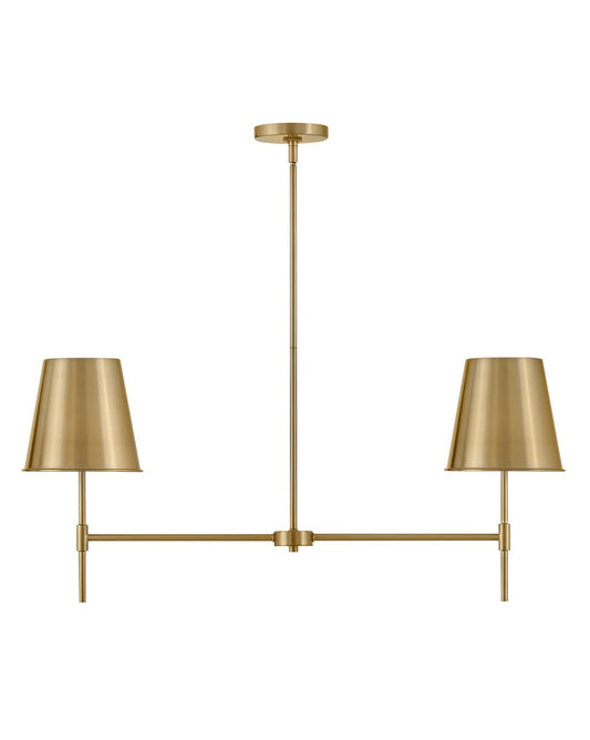 Lark Canada - 83445LCB - LED Linear Chandelier - Blake - Lacquered Brass