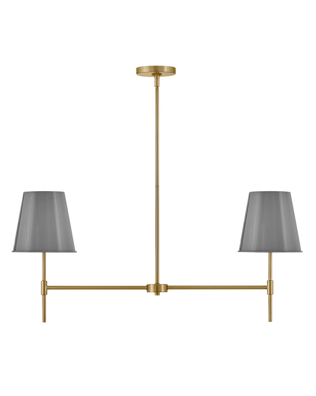 Lark Canada - 83445LCB-FY - LED Linear Chandelier - Blake - Lacquered Brass