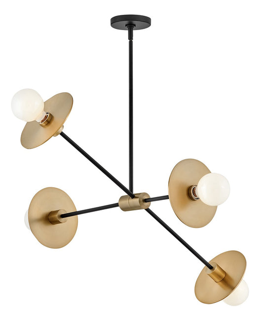 Lark Canada - 83885LCB - LED Chandelier - Lulu - Lacquered Brass