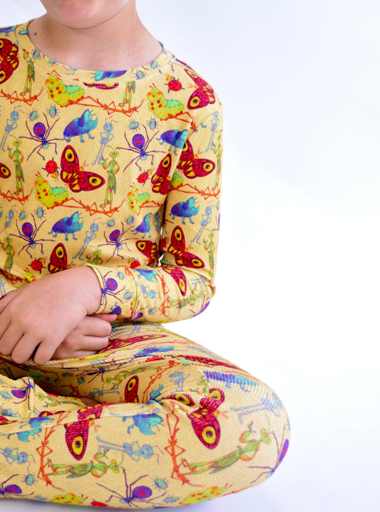 Snug As A Bug In Bamboo RIBBED Long Sleeve Set