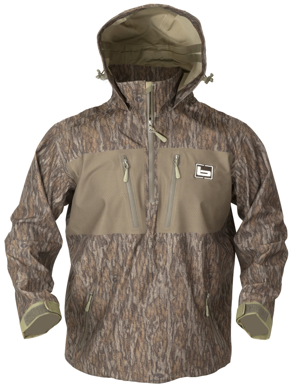 1/4 Zip Hooded Waterproof Pullover