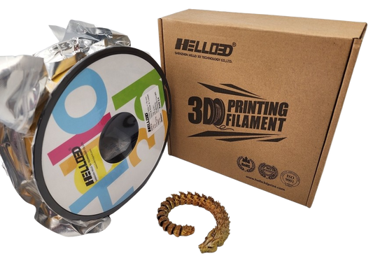 Hello3D PLA Trifurcated Gold/Silver/Copper