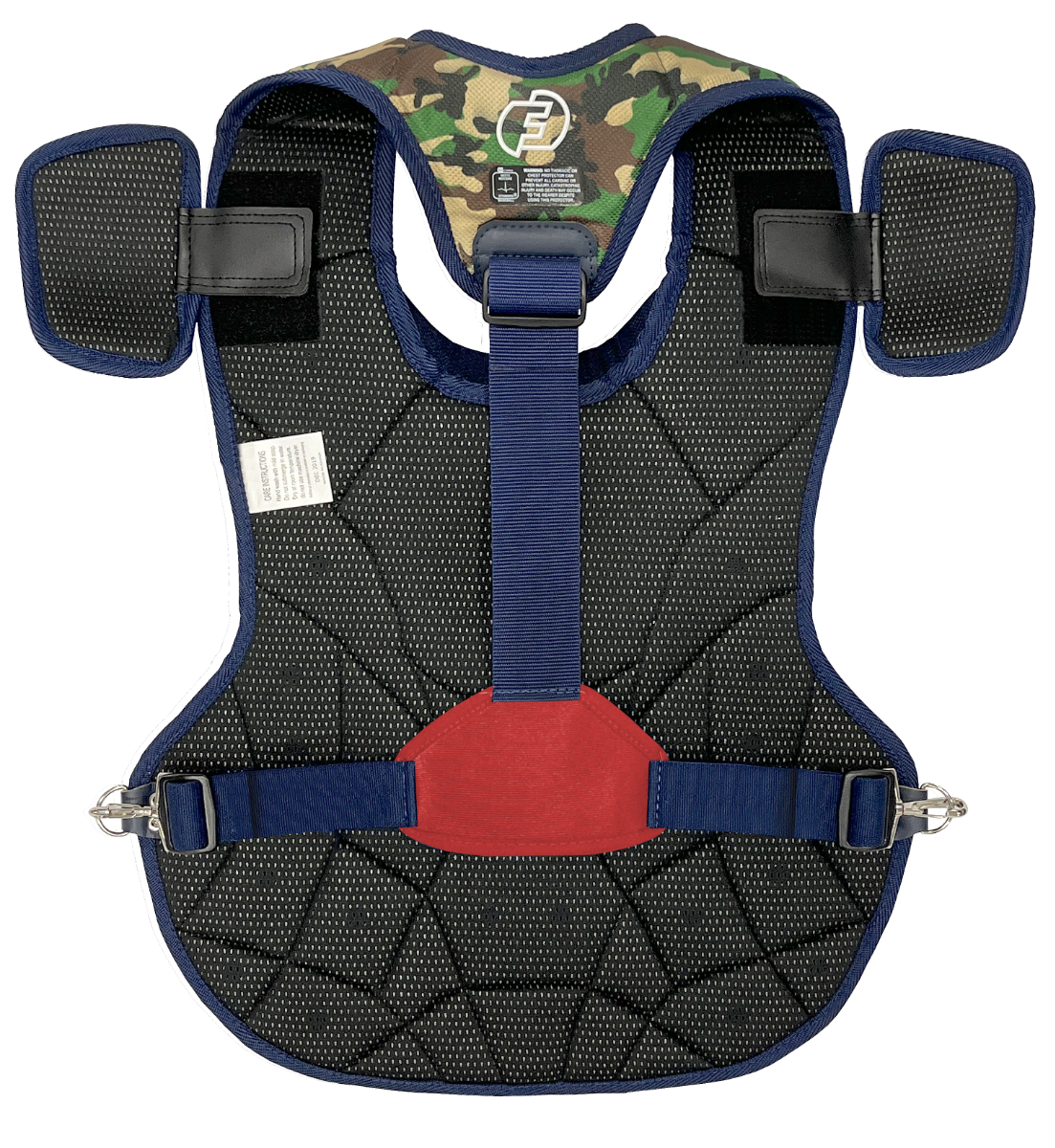 Stars & Stripes Chest Protector with DuPont™ Kevlar® | SEI Certified to Meet NOCSAE Standard