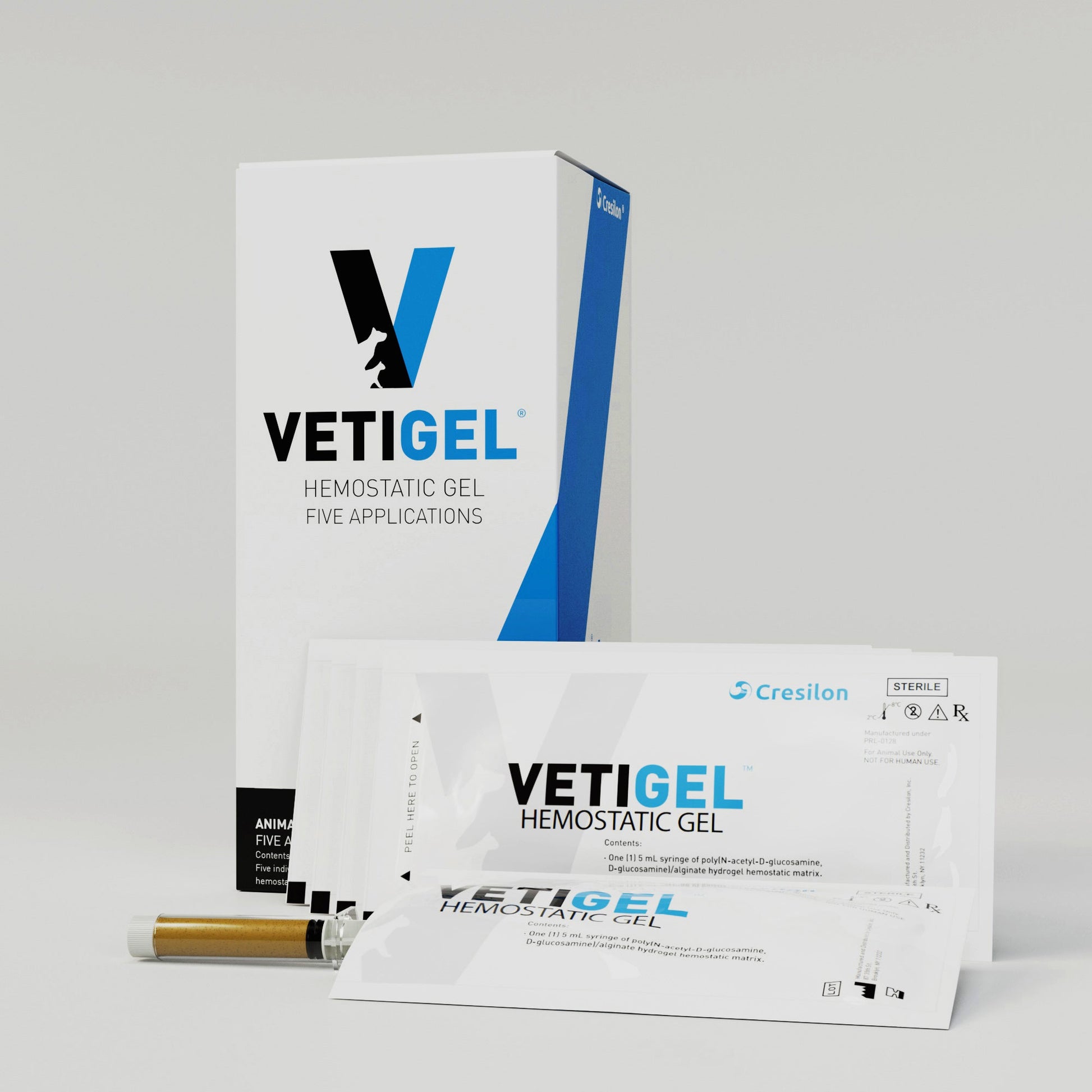 Subscribe & Save - VETIGEL® Hemostatic Gel (5 Syringes) - VETIGEL®  Hemostatic Gel