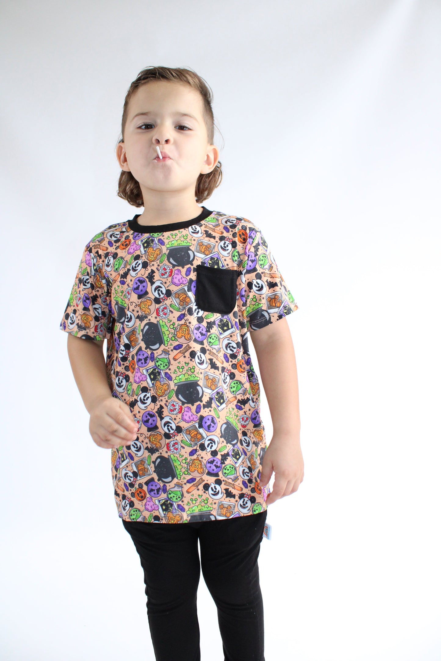 Magical Spooky Elements Bamboo Pocket Tee