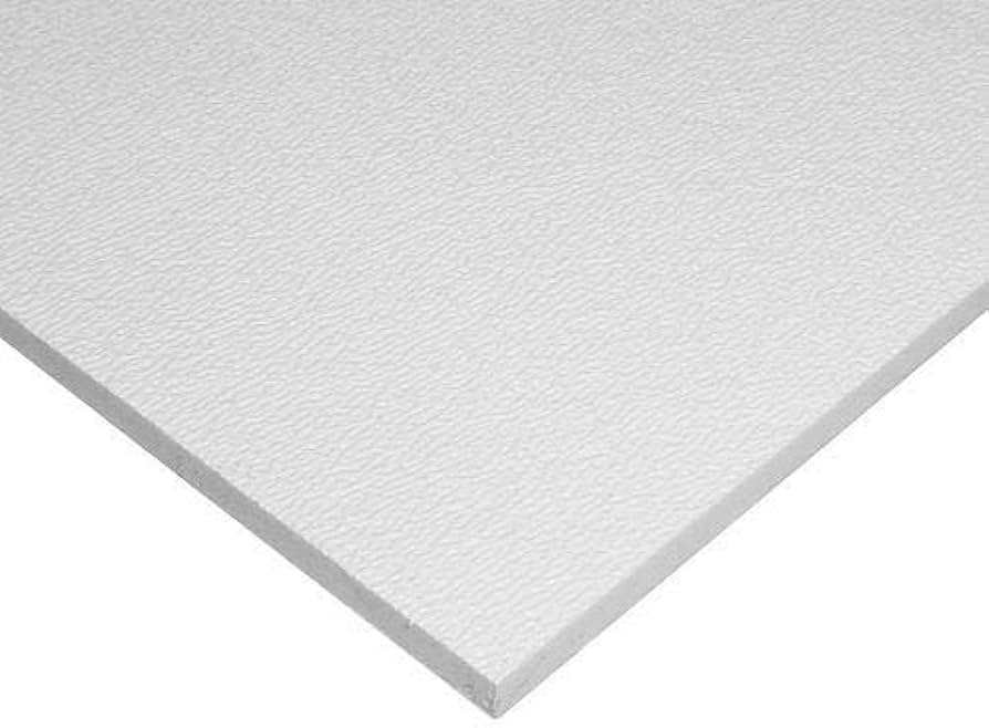 ABS WHITE TEXTURED - 1/4IN