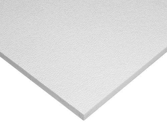 ABS WHITE TEXTURED - 1/4IN