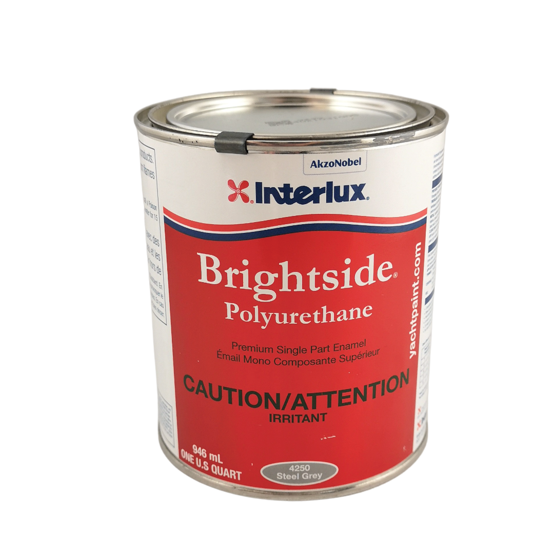 Brightside Polyurethane Marine Enamel Steel Gray 946ml