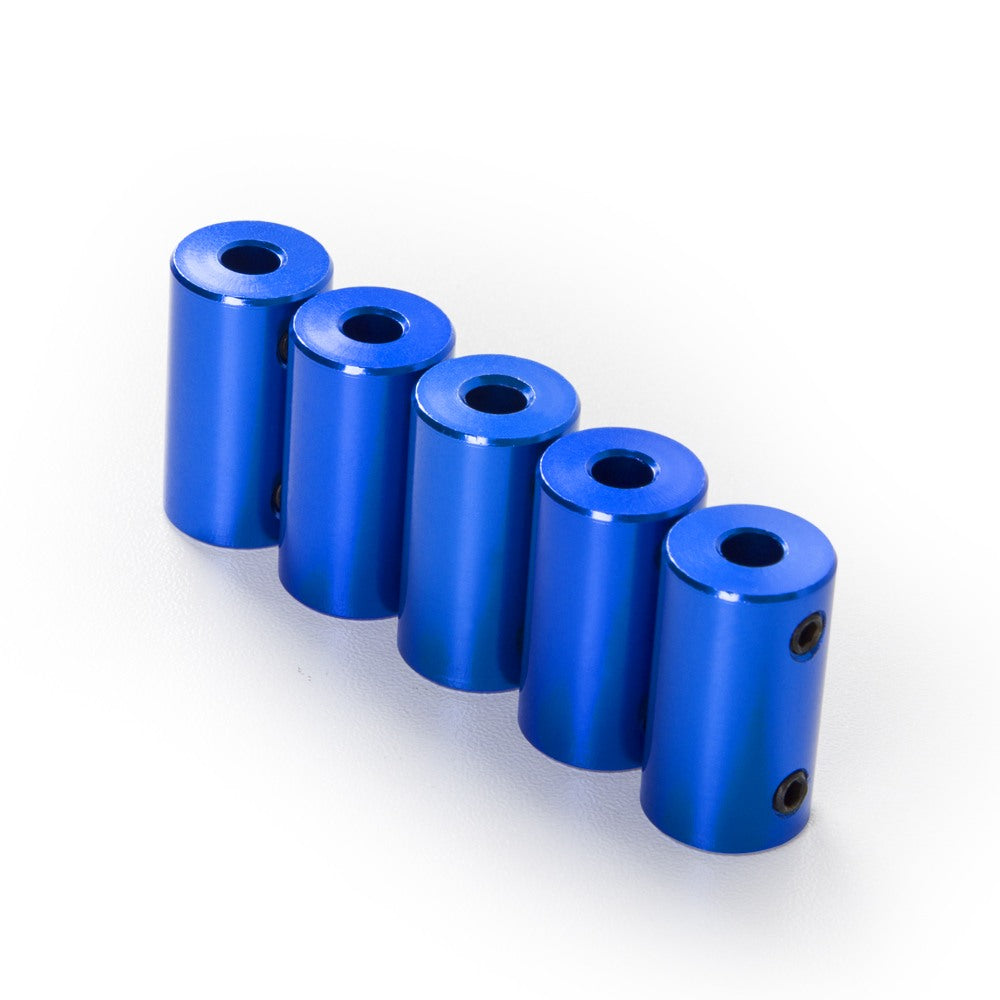 Blue Aluminum Alloy Coupler 2pc