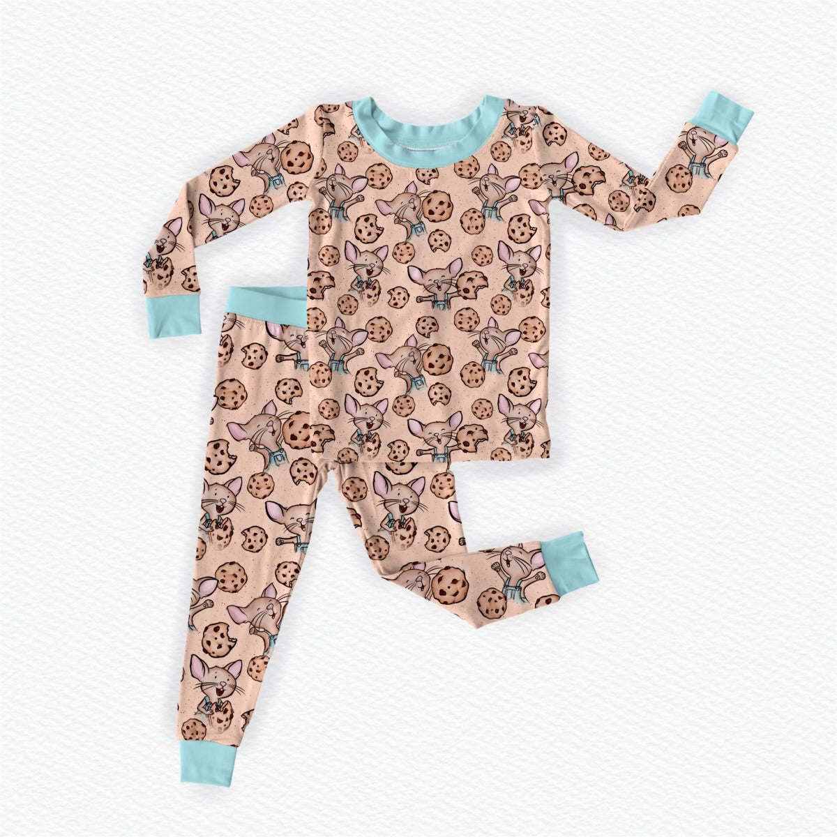 Milk Mustache 2 Piece Long Sleeve Set