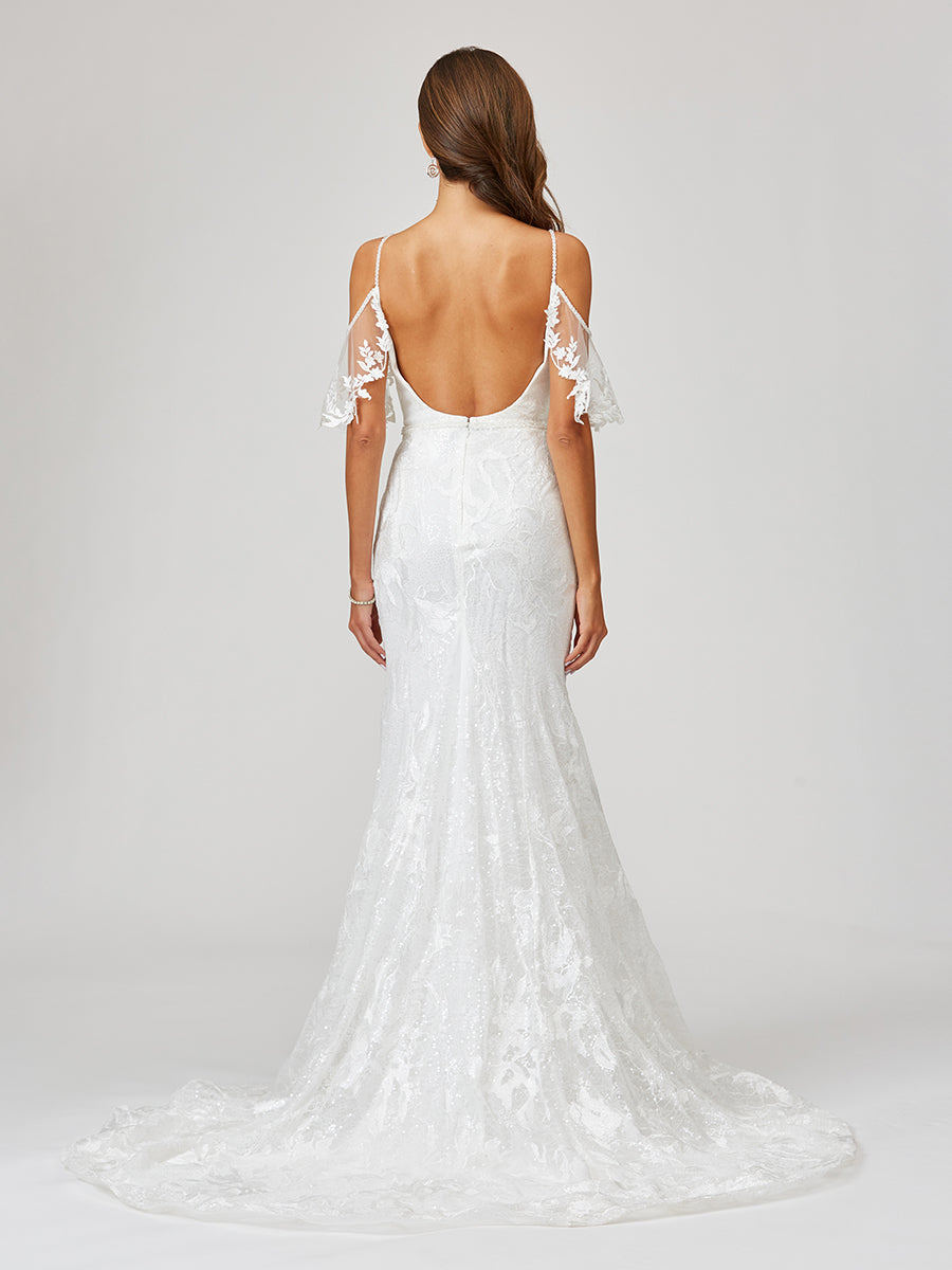 Lara 51037 - Lace Mermaid Bridal Gown - OUTLET