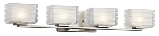 Kichler - 45480NI - Four Light Bath - Bazely - Brushed Nickel