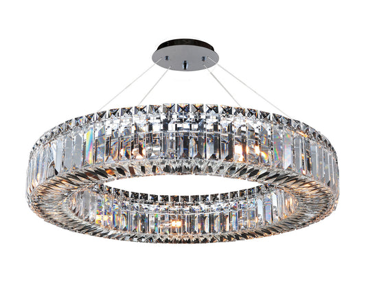 Allegri - 11704-010-FR001 - Nine Light Pendant - Rondelle - Chrome