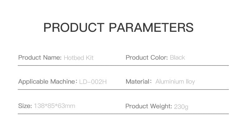 CREALITY LD-002H PRINTING PLATFORM