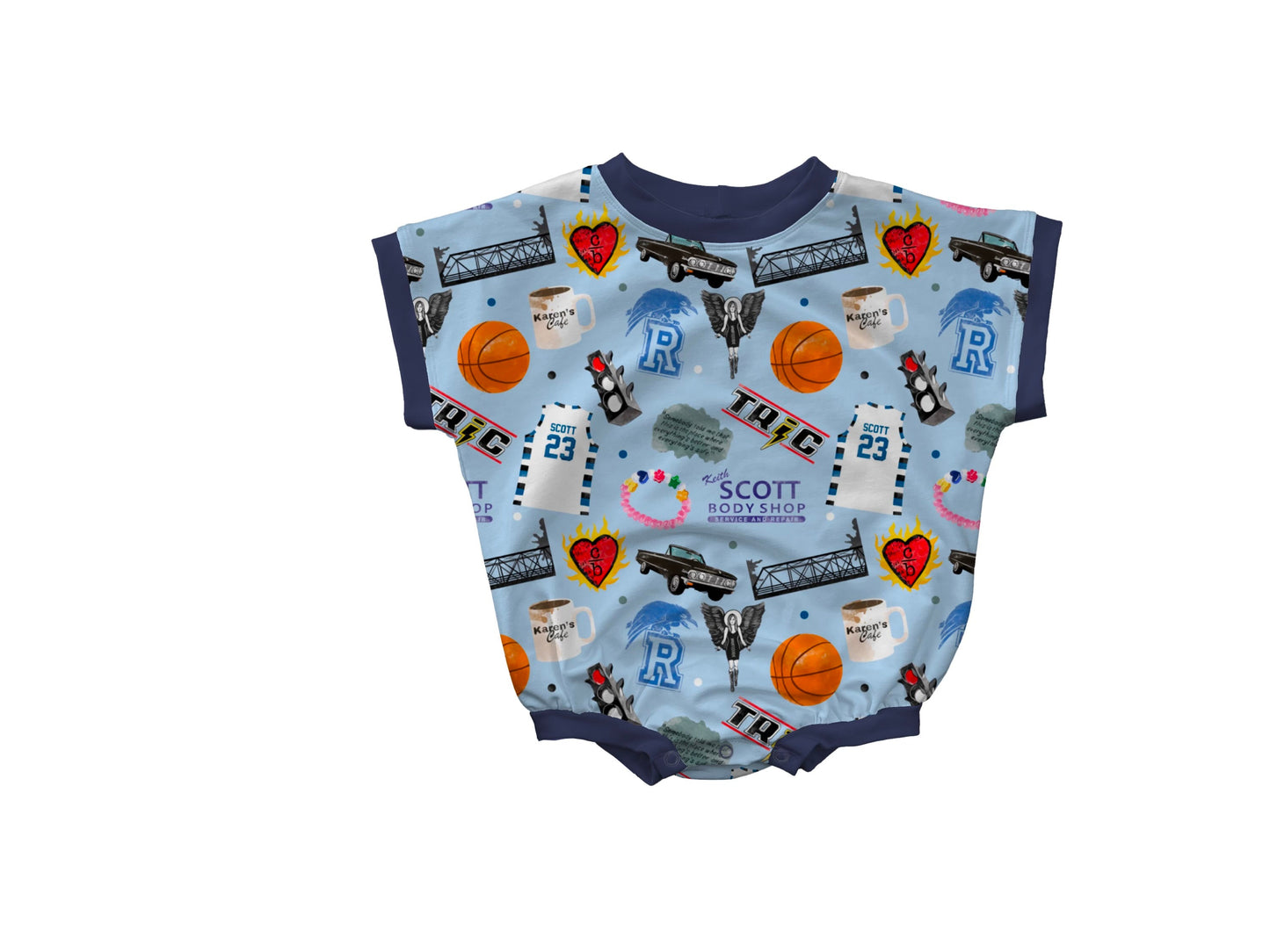 *Pre-Sale* One Bliss Hill Short Sleeve Bubble Romper