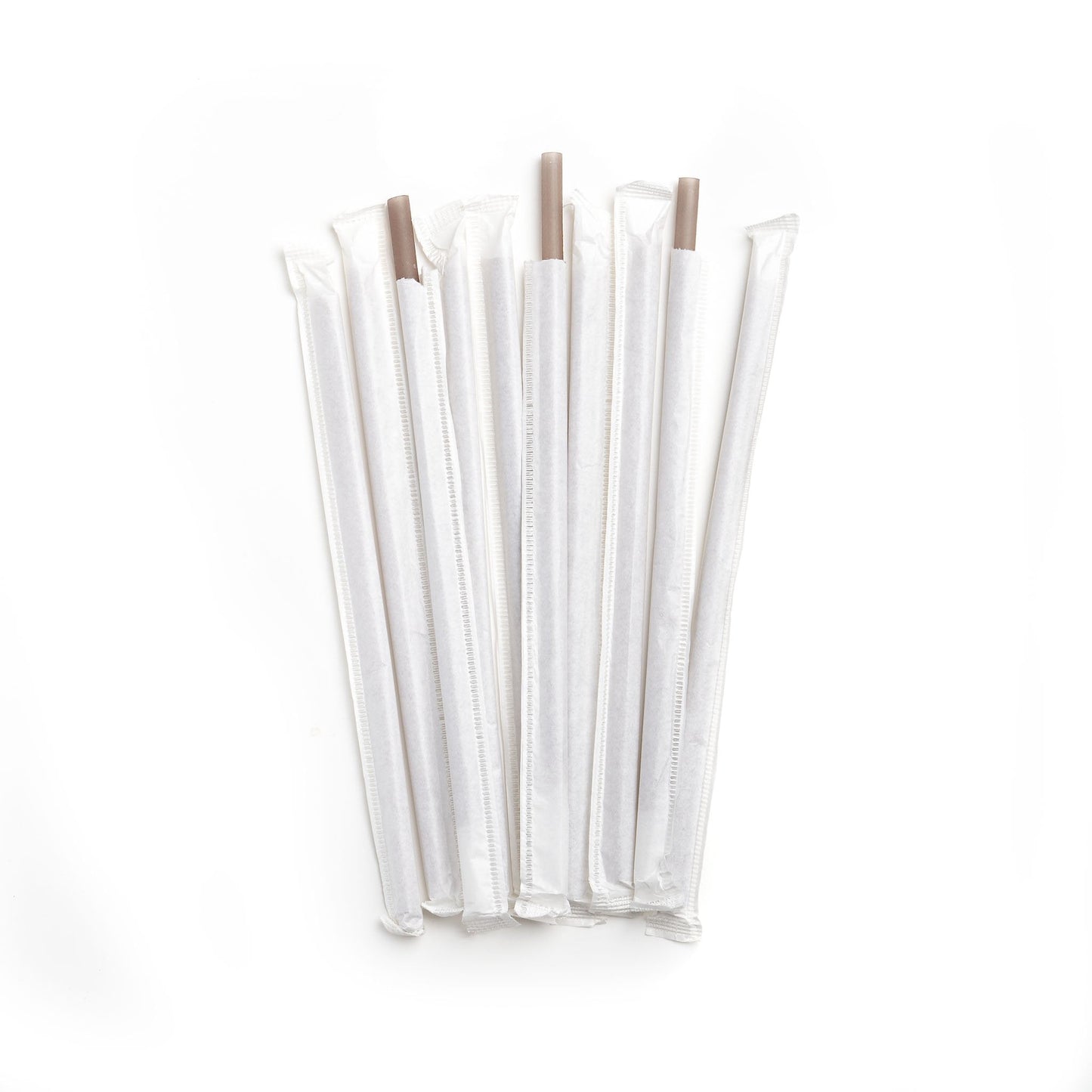 Compostable Rice Drinking Straws Black (50)