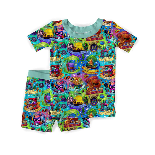 Neon Movies Short Sleeve Set
