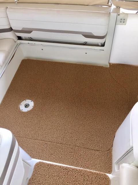 Marine Carpet Flooring Beige 48"x12"x1/2"