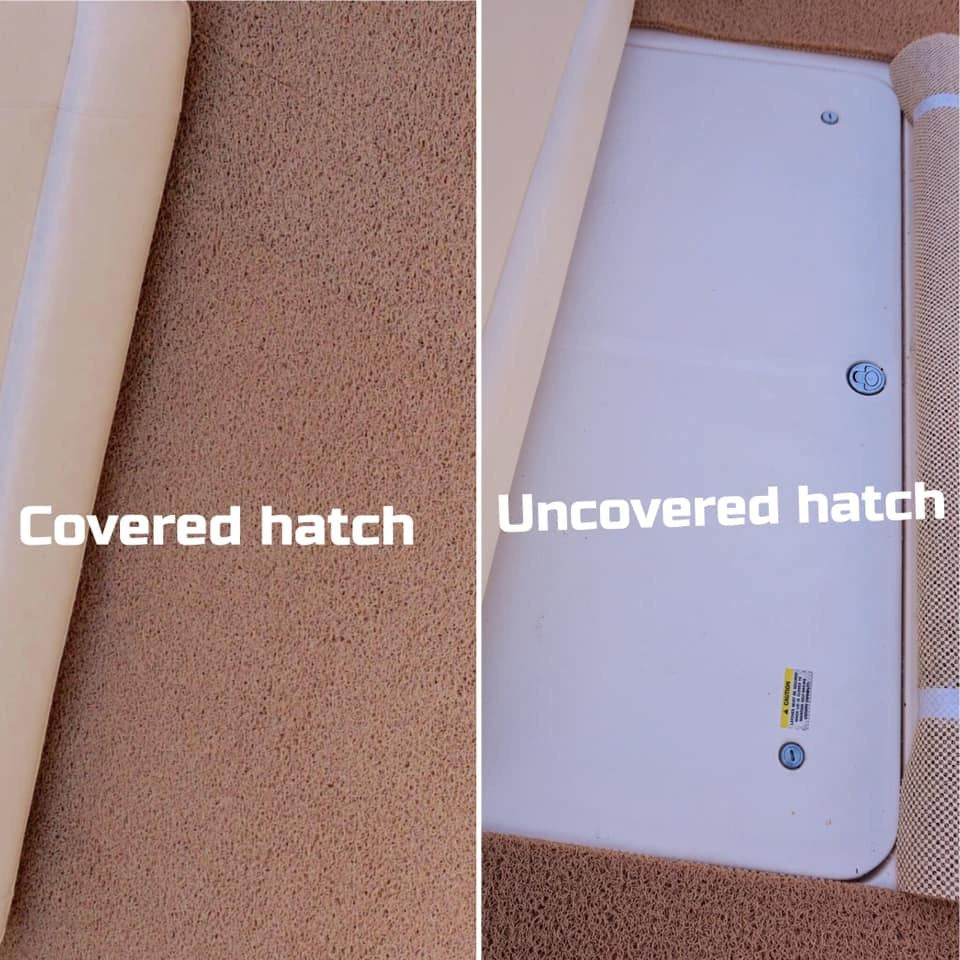 Marine Carpet Flooring Beige 48"x12"x1/2"