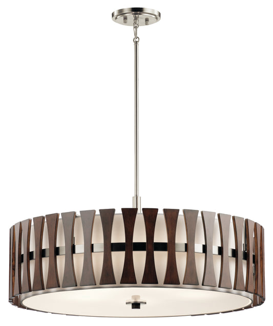 Kichler - 43754AUB - Five Light Pendant/Semi Flush Mount - Cirus - Auburn Stained