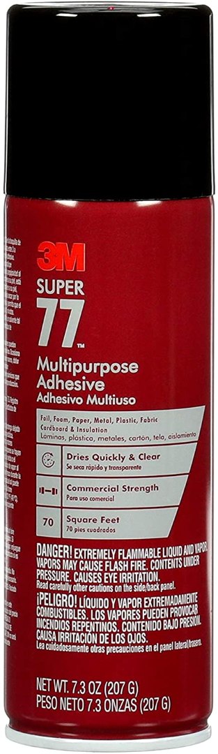 3M Super 77™ Multipurpose Spray Adhesive 7.3oz