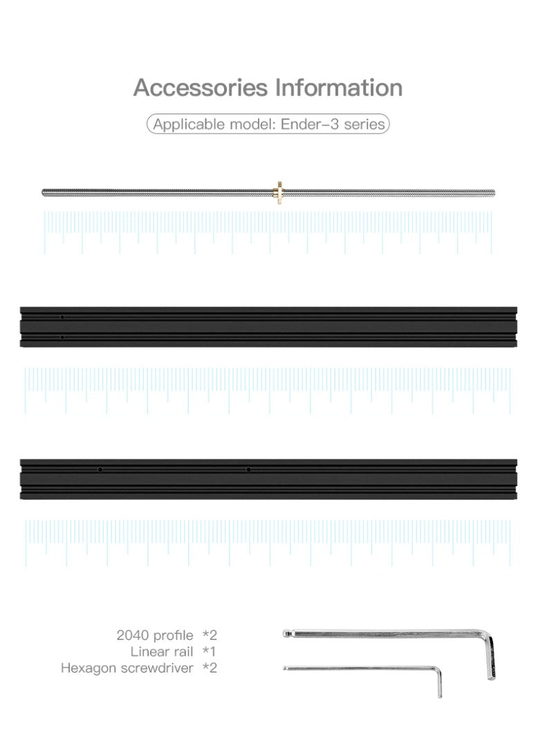 Ender-3 Z Axis Extension Profiles