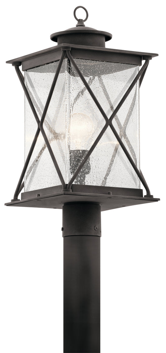 Kichler - 49746WZC - One Light Outdoor Post Mount - Argyle - Weathered Zinc