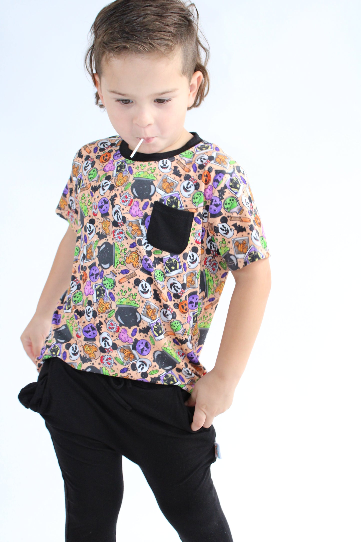 Magical Spooky Elements Bamboo Pocket Tee