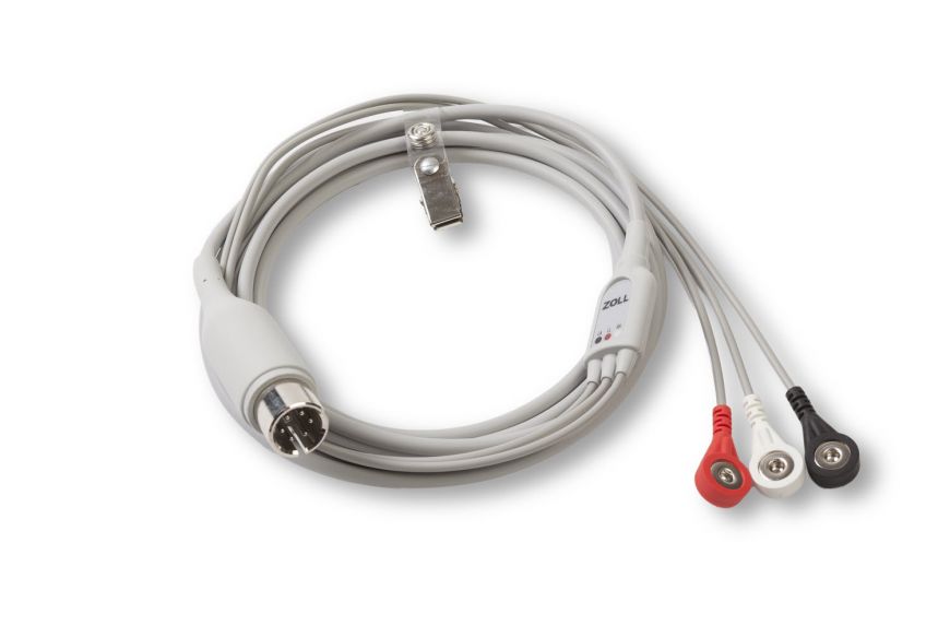 Replacement 3-Lead ECG Patient Cable (6 ft)