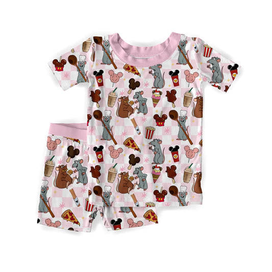 Little Pink Chef 2 Piece Short Sleeve Set